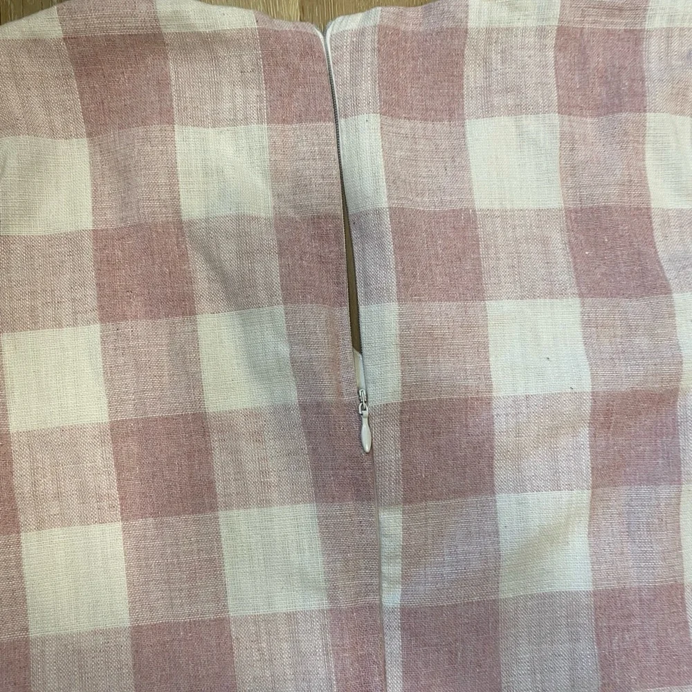 SweetSalt Faux Wrap Mauve Buffalo Plaid Dress Size S - Picture 13 of 13